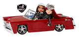 Bratz Rock Angelz 20 Yearz Special Edition Cruiser Car – Convertible Vehicle with Working Doors and Trunk, Lights, Seat Belts and Steering Wheel. Car fits 2 Fashion Dolls