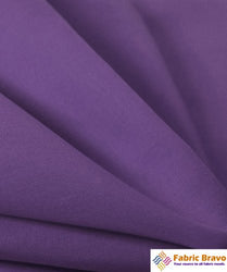Purple 60” Wide Premium Cotton Blend Broadcloth Fabric By the Yard