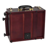 Soho Urban Artist Pochade Box for Plein-Aire Painting French Easel, Lightweight, Portable & Adjustable, Mahogany Finish