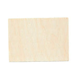 Juvale Wood Cutout for Crafts, Unfinished Wood Rectangle Pieces (3.5 x 2.5 in, 36 Pack)
