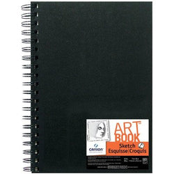 Canson Wire Binding Acid-Free Field Sketchbook, 65 lb, 7 X 10 in, 80 Sheets