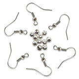 TOAOB Silver Jewelery Making Starter Kits findings Lobster Clasp Jump Rings Earring Hook Spacer