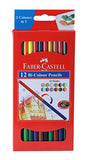 Faber Castell Bi-Color, 24 Shades - Pack Of 12