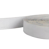 16 Feet Length 0.75 Inch Width Hook and Loop with Strong Self Adhesive Tape Strip Fastener (White)