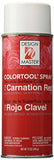 Design Master Colortool Floral Spray Paint 12 Ounces Carnation Red