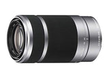 Sony E 55-210mm F4.5-6.3 OSS Lens for Sony E-Mount Cameras Silver (Renewed)