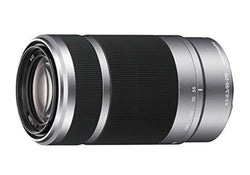 Sony E 55-210mm F4.5-6.3 OSS Lens for Sony E-Mount Cameras Silver (Renewed)