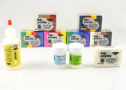 Kato Polyclay Complete Starter Kit (Discounted Bundle of 4-color Sets Including Concentrates,