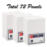 Madisi Painting Canvas Panels 72 Pack, 5X7, Classroom Value Pack Art Canvas