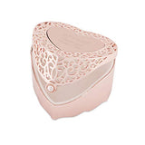 Things Remembered Personalized Rose Gold Heart Cut Out Jewelry Box with Engraving Included