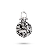 Romance Jewelry 5Pcs Antique Silver Diffuser Locket Aromatherapy Essential Oil Pendant Cage