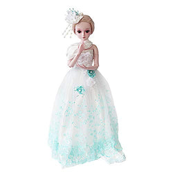 Wenini Demi Doll Series Princess Olivw, BJD Doll SD Doll Princess Bride for Girl Gift and Dolls Collection, Movable Joints Luxury Gift for Xmas Girls, 60cm/24inch (Demi Doll Jasmine)