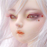 ZDD BJD Doll,1/4 SD Dolls DIY Toys with Full Set Wig Makeup Accessories Surprise Gift for Girls, Ball Mechanical Jointed Doll（Without Clothes）