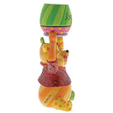 Enesco Winnie The Pooh” from Disney by Britto Line Figurine, 3.66 Inches, Multicolor