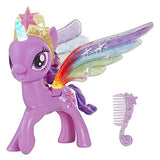 My Little Pony Toy Rainbow Wings Twilight Sparkle -- Purple Pony Figure with Lights and Moving Wings, Kids Ages 3 Years Old and Up