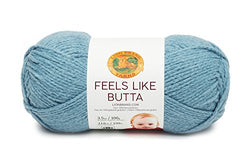 Lion Brand Yarn 215-108 Feels Like Butta Yarn, Dusty Blue