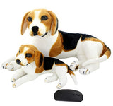 JESONN Giant Realistic Stuffed Animals Beagle Dog Plush Toys,21.6" or 55CM,1PC