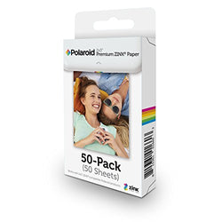 Polaroid 2x3ʺ Premium ZINK Zero Photo Paper 50-Pack - Compatible with Polaroid Snap/SnapTouch