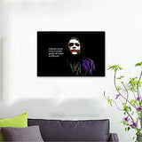 WeiYang Wall Art Canvas Painting Pictures Classic Movie Film Comic Pictures The Joker Heath Ledger Posters Prints Artwork Home Living Room Decor Modern Gifts for Boys Girls - 24" Wx36 H