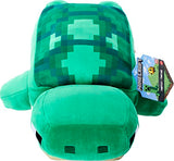 Mattel Minecraft Plush Turtle 12-Inch Stuffed Animal Figure, Inspired by Video Game Character, Collectible Toy