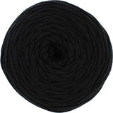 T-Shirt Yarn Cotton Fettuccini Zpagetti Highest Quality ~ 1.4 lbs (700g) and 140 Yards Long (~120 Meter) Sewing Knitting Crochet T Shirt Yarn (Black 2)
