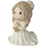 Precious Moments 202017 Remembrance of My First Communion Girl Bisque Porcelain Figurine, One Size, Multicolored