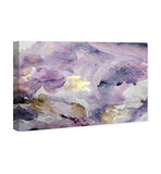 The Oliver Gal Artist Co. Abstract Wall Art Canvas Prints 'Carried Away Amethyst' Home Décor, 24" x 16", Purple, Gold