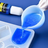 Magicfly Epoxy Resin Pigment, 16 Color Translucent & Pearlescent Liquid Resin Dye, Highly Concentrated Colorant for UV Resin, Jewelry Making, Coloring for DIY, Craft, 16 x 10ml / 0.35oz