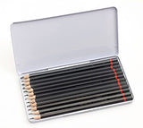 Liquidraw Drawing Pencils For Sketching, Set of 12, Graded Sketch Pencils For Drawing, Sketching, Art, Shading (8B-2H) Graphite Hard & Soft Pencil Set