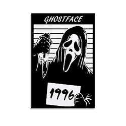 XXERF The Film Ghostface Classic Movie Canvas Art Poster and Wall Art Picture Print Modern Family Bedroom Decor Posters 24x36inch(60x90cm)