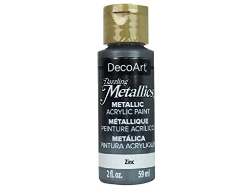 DecoArt DECDA-3.339 Dazzling Metallic Zinc, 2 oz