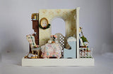 Flever Dollhouse Miniature DIY House Kit Creative Room with Furniture for Romantic Artwork Gift (Mary's Sweet Baking)