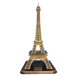 WISESTAR 31.2" H Largest Eiffel Tower 3D Puzzles Model for Adults and Kids, 66PCS France Paris Architecture Building Set, Handmade Craft Dollhouse Kit, Educational Toy Birthday Gift for Boys Girls