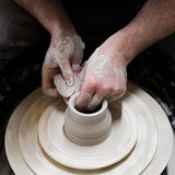 Deouss Mid High Fire White Stoneware Clay for Pottery;Mid Fire Cone 5-7;Ideal for Wheel Throwing,Hand Building,Sculpting;Great for All Skill Levels;Whiteware Clay- Pottery Clay Fires White;10 lbs