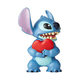 Enesco Disney Showcase Lilo and Stitch Heart Mini Figurine, 2.5 Inch, Multicolor