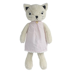 JIARU Stuffed Animals Cats Plush Toys Dressed Dolls with Removable Clothes (White, 20 Inch)