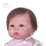 iCradle 22inch 55cm Genesis Heat Paint Silicone Reborn Baby Dolls Lifelike 100% Handmade Weighted Doll Around 5lbs Named Priya