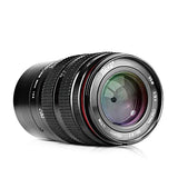 Meike 85mm F/2.8 Manual Focus Aspherical Medium Telephoto Full Frame Prime Macro Lens with Portrait Capability for Panasonic/Olympus Mirrorless Camera with APS-C (Size: Sony E-Mount)