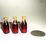 Fruit juice. Dollhouse miniature 1:12