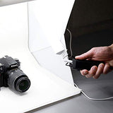 Foldio2 Plus + Front Cover + Halo Bars | 15" Portable Product Photo Studio Light Box with Dimmable 5700k LED Light | ORANGEMONKIE | World 1st All-in-One Photo Studio