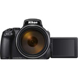 Nikon COOLPIX P1000 16.7 Digital Camera with 3.2" LCD, Black - Pro Bundle Includes: Extra Battery and Charger, Ultra 64GB SD, LED Light Kit, Filter Kit, Backpack, Gadget Bag and Much More