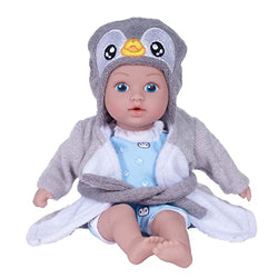 Adora BathTime Tot Baby Doll Penguin Set with Doll Clothes, Best Pool Toy & Bath Toy for Kids, Realistic Baby Doll
