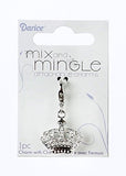 Darice Crown Design Mix and Mingle Charm with Lobster Clasp