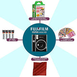 Fujifilm Instax Mini 40 Instant Film Camera with 20 Sheets Instant Mini Film, AA Batteries & Stickers in Basic Accessories Bundle