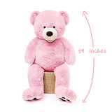 MorisMos Giant Teddy Bear with Big Footprints Big Teddy Bear Plush Stuffed Animals for Girls,Children,Girlfriend