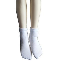 White Short Tight Socks for 1/3 1/4 1/6 BJD and For Blythe Doll