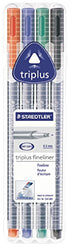 Staedtler 334SB4 TRIPLUS FINE LINERS 4PC BASIC