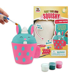 Original DIY Paint Your Own Squishies Kit. Bunny Squishy Painting Kit Slow Rise Squishes Paint. Ideal Arts and Crafts, Gift and Anxiety Relief Toy for Kids (For Girls + Boys) Ages 6 7 8 9 10 12 14