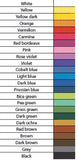 Koh-i-noor Mondeluz 3.8 x 90mm Colored Leads for Artist's Drawing - Medium Violet. 4230/13