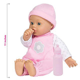 Adora Sweet Baby Girl "Blossom", 100% Machine Washable, 11-inch Baby Doll With Baby Bottle For 1 Year Olds  And Over